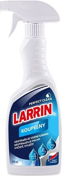 Larrin čist.koup.rozpraš.500ml antibakt | Čistící a mycí prostředky - Speciální čističe - Koupelny Larrin čist.koup.rozpraš.500ml antibakt | Čistící a mycí prostředky - Speciální čističe - Koupelny